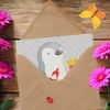 Mr. & Mrs. Panda Glückwunschkarte Imbissverkäufer Herz - Produktbild-Vorschau 3