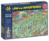 Jan van Haasteren Women's Soccer 1000 Teile Puzzle Produktbild-Vorschau 1