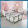 Kojec dla dziecka 126x126 cm suchy basen mata dwustronna + Podgląd zdjęcia produktu 14