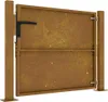 vidaXL Gartentor 100x100 cm Cortenstahl Produktbild-Vorschau 5