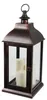 BURI XXL Lanterne Vintage noire avec 3 bougies LED effet Voir les images du produit 4