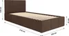 Muralo POLSTERBETT für Schlafzimmer Polsterbett mit Produktbild-Vorschau 2