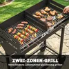 Wózek do grillowania na węgiel drzewny Outsunny z 2 Podgląd zdjęcia produktu 4
