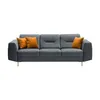 BEAUTYSOFA | 3-Sitzer Sofa VENEZIA Samtstoff Dunkelgrau – Produktbild-Vorschau 2