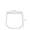 Mica Decorations Blumentopf - weis - matt - Keramik - Produktbild-Vorschau 5