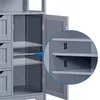 Yaheetech Badezimmerschrank Beistellschrank aus Holz mit 3 Produktbild-Vorschau 4