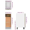 vidaXL Armoire basse avec tiroir Lyon chêne fumé 30x46x81,5 Voir les images du produit 7
