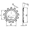 Reyher  Sicherungsbleche DIN 5406 St. MB 8/M 40x1,5 (25 Produktbild-Vorschau 4