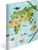 HERMA Eckspannermappe "Tiere Weltkarte" Karton DIN A4 Produktbild-Vorschau 6