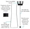 GLASWERK Carafe en verre avec couvercle en acier inoxydable Voir les images du produit 4
