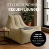 Lumaland Sedací vak Lounge In-& Outdoor 380 l béžový Náhled obrázku produktu 6