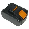 A black and orange battery pack is shown against a white background. Produktbild-Vorschau