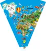 Goldbuch Schultüte mit Weltkarten Motiv 70cm Lackkarton Produktbild-Vorschau 7