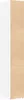 A tall, narrow cabinet with a white side and a light brown front divided into three sections. Voir les images du produit