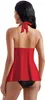 Figurformender Tankini Zweiteiler mit hohem Bund Badeanzug Produktbild-Vorschau 5