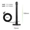 Magnetna antena DVB-T2 Spacetronik Hak TV USB 30dB Podwójne Podgląd zdjęcia produktu 5