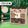 CADOCA® 2x Casetta per Insetti 31x30.5x9.5cm in Legno Anteprima dell’immagine prodotto 3