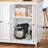 SoBuy KNL10-WN Kredens wyspa kuchenna z wysuwanym blatem i Podgląd zdjęcia produktu 9