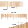 Woodygift Holz Rasenkante Beeteinfassung Gartenzaun Produktbild-Vorschau 4