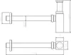 Avapax | Siphon Waschbeckenflasche - Edelstahl - Schwarz Produktbild-Vorschau 2