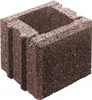 Mauerstein Halbstein Bellamur Rotbraun 25 cm x 25 cm x 20 Produktbild-Vorschau 1
