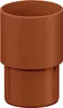 INEFA Fallrohr Verbinder, PVC DN50 / 50mm Braun Produktbild-Vorschau 1