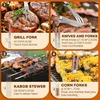 Grillbesteck Set Edelstahl 29 Stück BBQ Grill Zubehör Produktbild-Vorschau 4