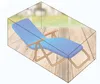 Housse de protection anthracite pour chaise longue de Voir les images du produit 1