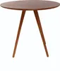 Miliboo - Design-Esstisch rund Nussbaum D90 ARTIK Produktbild-Vorschau 1