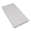 A crib mattress with a star pattern on a white background. Produktbild-Vorschau