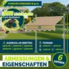 tillvex Klemmmarkise 300 cm Taupe mit Solar LED mit Produktbild-Vorschau 6