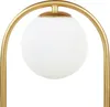 BELIANI Lampa biurkowa złota szklany klosz okrągły metalowa Podgląd zdjęcia produktu 5