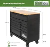 Werkstattwagen Star XL unbestückt 103 x 112 cm Stahl Produktbild-Vorschau 3