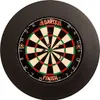 A dartboard with darts in it, surrounded by a black frame. Produktbild-Vorschau