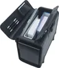 An open black pilot case with documents and pens inside. Produktbild-Vorschau