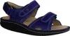 Finn Comfort Yuma Bequeme Damensandale, Leder, Kobalt, Produktbild-Vorschau 1