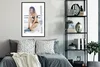 MuchoWow® Gerahmtes Poster Junge Frau in Dessous in einem Produktbild-Vorschau 2