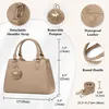 IGOLUMON Handtasche Damen Leder Mittelgroß Schultertasche Produktbild-Vorschau 3