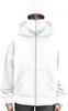 ASKSA Balaclava Zip Hoodie Hommes Femmes Unicolore Sweat à Voir les images du produit 3