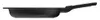 A side view of a black frying pan on a white background. Produktbild-Vorschau