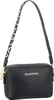 A black Valentino handbag with a gold logo on the front and a decorative strap. Anteprima dell’immagine prodotto
