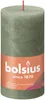 Bolsius Rustik Stumpenkerze frische Olive 130/68mm Produktbild-Vorschau 1