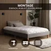 Homestyle4u futonová postel s matrací 120x200 čalouněná Náhled obrázku produktu 2