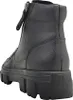 A black leather hightop boot is shown from the back-right side against a white background. Voir les images du produit