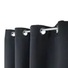 Verdunkelungsvorhang Ösen 140 x 145 cm Anthrazit Vorhang Produktbild-Vorschau 3