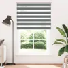vidaXL Doppelrollo Dunkelgrau 140x230 cm Stoffbreite 135,9 Produktbild-Vorschau 1