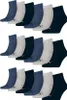 Puma quarter workout Socken - 3er Pack - navy mix - Größe Produktbild-Vorschau 1