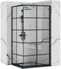 Rea Duschkabine Concept 80X100 Black + Duschtasse Savoy Produktbild-Vorschau 1