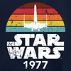Star Wars Schriftzug 1977 Retro Teenager T-Shirt, 152/164 Produktbild-Vorschau 2