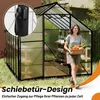 QEENTOE aluminium kas met fundering, 365x250x205 cm, kas Productafbeelding-voorbeeld 5